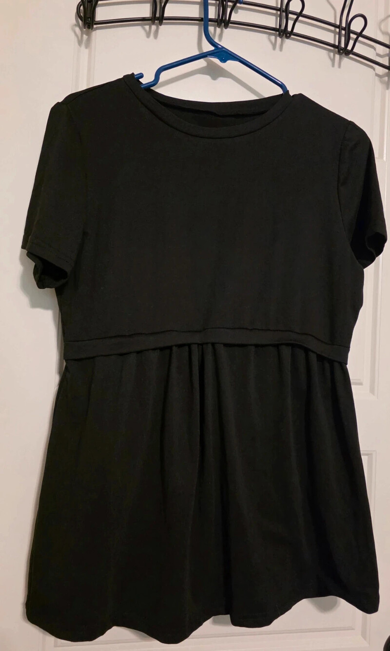 Black Maternity Shirt